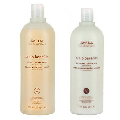 Aveda Scalp Benefits Balancing Shampoo and Conditioner Duo, 67.6 Fl Oz