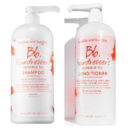 Bumble and Bumble Hairdresser’s Invisible Oil Sulfate Free Shampoo & Conditioner Liter Duo