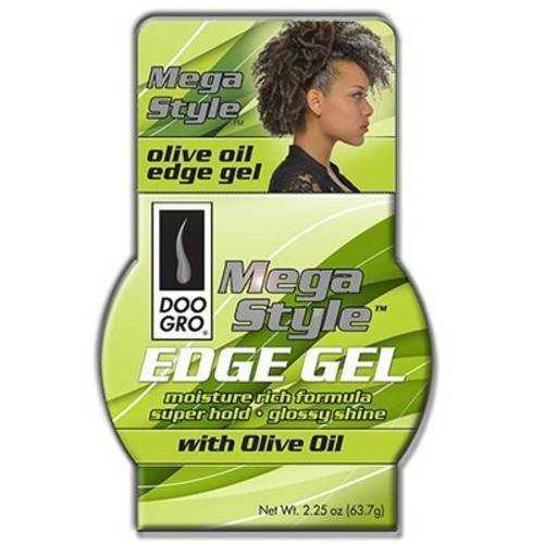 Doo Gro Mega Style Edge Gel With Olive Oil, 2.25 Oz