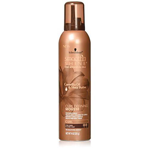 Smooth N Shine Curl Mousse Defining 9 Ounce (266ml) (2 Pack)