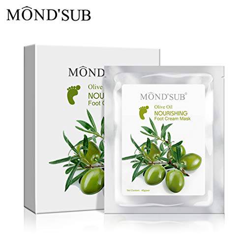 [5 Value Pairs] MOND’SUB Moisturizing Foot Mask Olive Oil