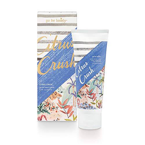 Illume Go Be Lovely Collection, Citrus Crush Boxed Hand Cream, 3.5oz, White