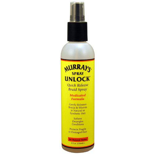 Murrays Unlock Spray Quick Release Braid Spray 8 Oz