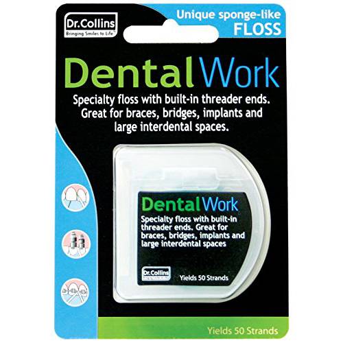 Dr. Collins Dental Work Specialty Floss-50 M