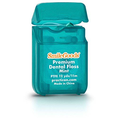 Practicon 7045206 SmileGoods Premium Mint PTFE Floss (Pack of 72)