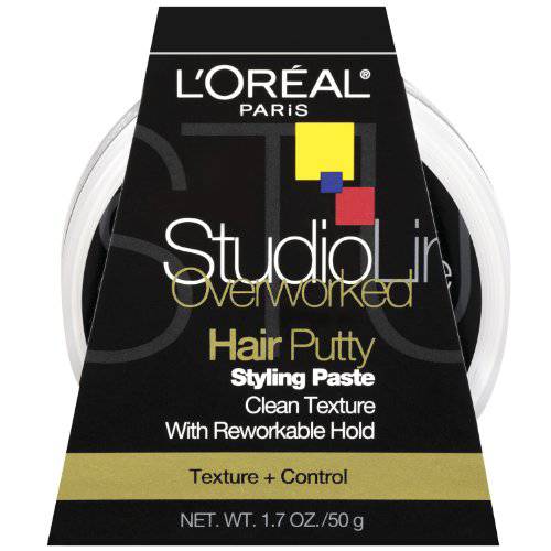 L’Oréal Paris Studio Line Overworked Hair Putty, 1.7 oz.