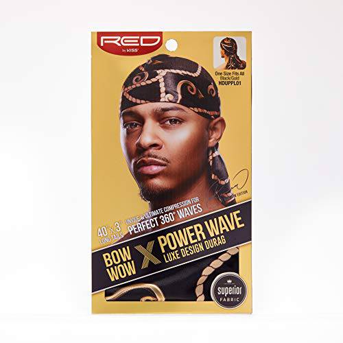 KISS RED Bow Wow Power Wave Luxe Design Durag