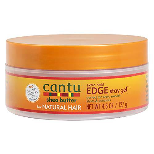 Cantu Natural Hair Edge Stay Gel, Extra Hold 4.5 Oz