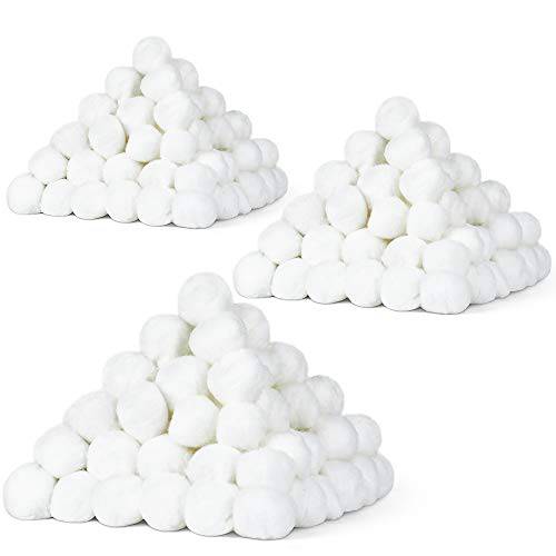 DecorRack 300 Small Cotton Balls for Make-Up, Nail Polish Removal, Applying Oil Lotion or Powder, Multi-Purpose Balls Made from 100% Natural Cotton, Soft and Absorbent for Household Needs (300 Count)
