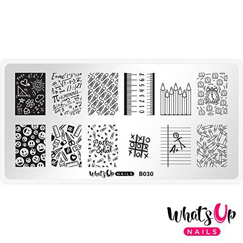 Whats Up Nails - Nautical Sea Stamping Plates 2 pack (A019, B038) for Nail Art Design