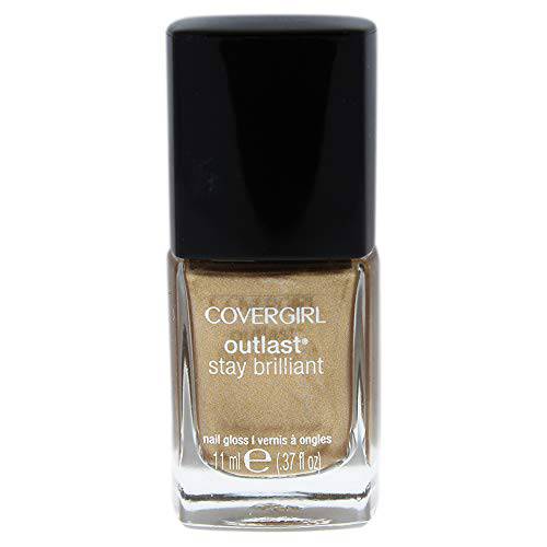 CoverGirl Outlast Stay Brilliant Nail Gloss Camel, 0.37 oz