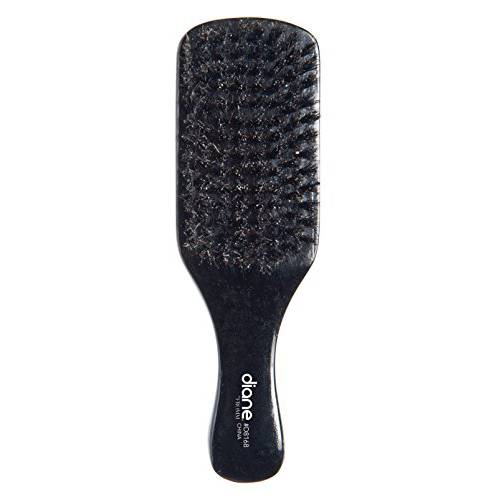 Diane Club Brush, 100% Softy Boar Bristles, Black, 7 Inch (Pack of 1)