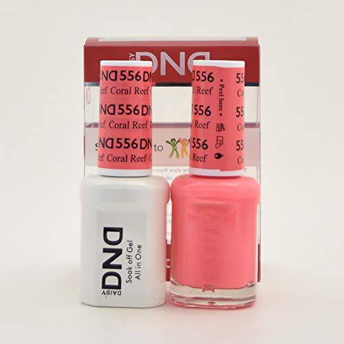 DND Gel and Matching Polish 556 Coral Reef