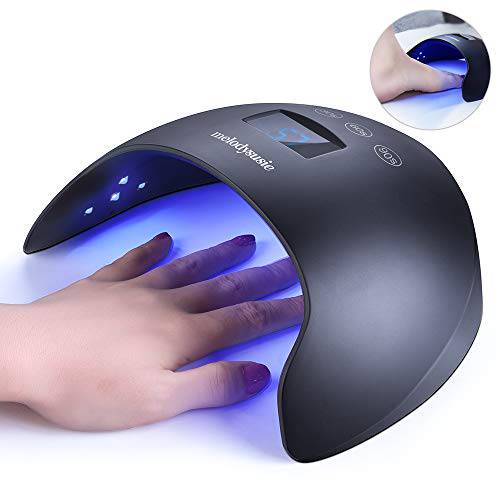 Christmas Gifts, MelodySusie 48W UV LED Nail Lamp Professional Nail Dryer with 4 Timer Setting and Automatic Sensor for Gel Nails Polish, Built-in LG Chips, UV Light for Nails, Suitable Salon Home Use