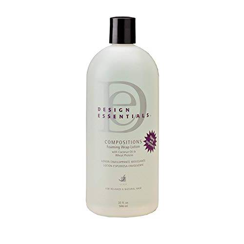 Design Essentials Compositions Foaming Wrap Lotion For Relaxed And Natural Hair, Refill, 32 Fl Oz