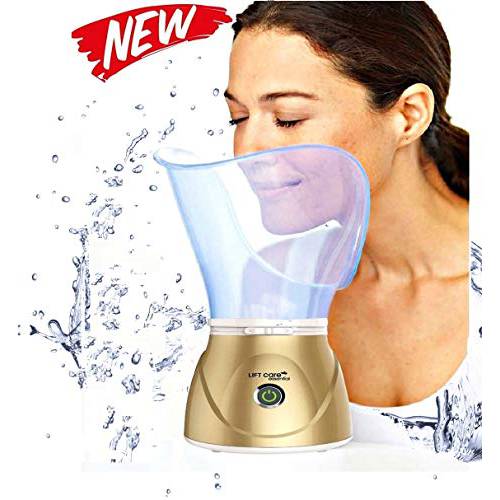 Spa Home Facial Steamer Sauna Open Pores and Extract Blackheads, Rejuvenate and Hydrate Your Skin for Younger, Youthful Complexion (Facial Steamer 2.0)