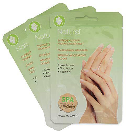 Hand Mask For Dry Hands - Rich Korean Moisturizing Gloves & Shea Butter Spa Treatment - 3 set