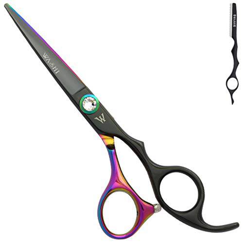 Washi Beauty Blackbow Shear Scissor 5.5/6.0 Professional Hair Tools Japanese 440C (6.0)