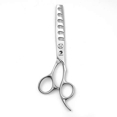 6Inch Barber and Salon Hair Cutting Shears Ergonomic Thinning Scissor for Professionals Hand-Forged Texturizing Scissor ShearProfessional Shears Razor Edge