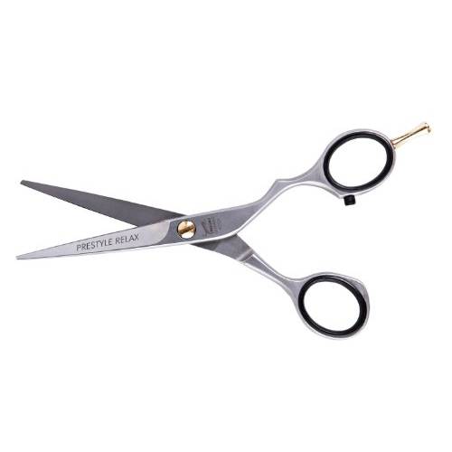 Jaguar Shears Pre Style Relax 5.5 Inch Offset Design Professional Ergonomic Steel Hair Cutting & Trimming Scissors for Salon Stylists, Beauticians, and Barbers