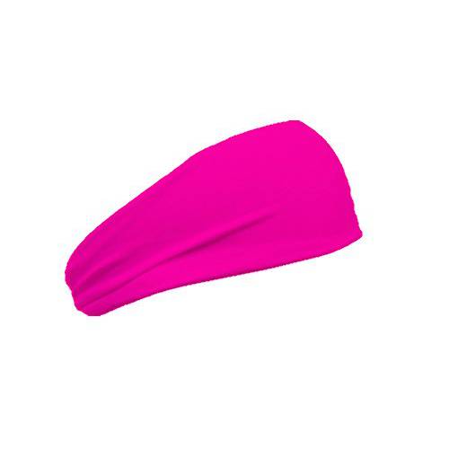 Bondi Band Headbands for Women, Tapered Anti Slip Workout Headbands That Stay In Place, Absorbent, Moisture Wicking, For Running, Yoga, Skiing and More, Bright Neon Pink, 3 Inch
