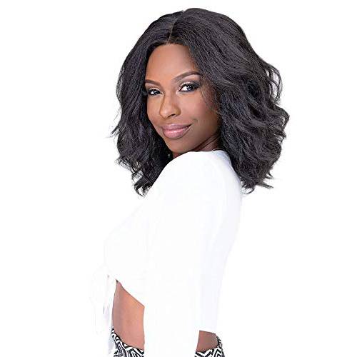 Janet Collection Synthetic Natural Me Deep Part JODE Lace Wig (1B)