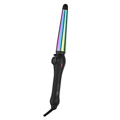 INFINITIPRO BY CONAIR Rainbow Titanium 1.25-Inch to 3/4-Inch Tapered Curling Wand