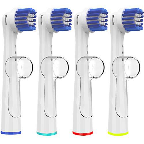 8Pcs Reusable Toothbrush Covers Compatible with Oral B Dual Clean Replacement Brush Heads and Trizon/Pulsonic/Sonic SR 12A 18A Replacement Brush Heads