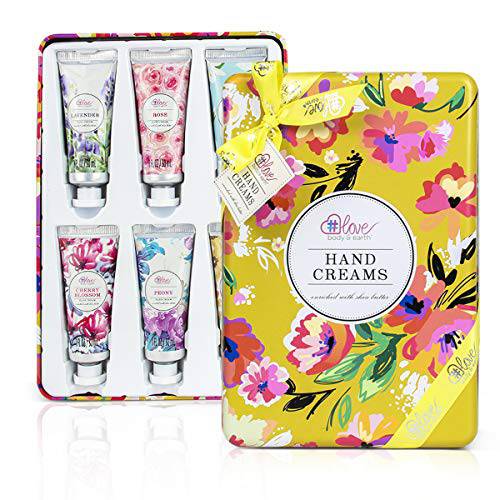 Hand Cream Gift Set - Hand Cream for Women, Hand Lotion Set for Dry Cracked Hands, Holiday Gift for Mother’s Day Valentine’s Day Christmas, Travel Size Hand Lotion for Women. 6 x 1.0 oz/30ml