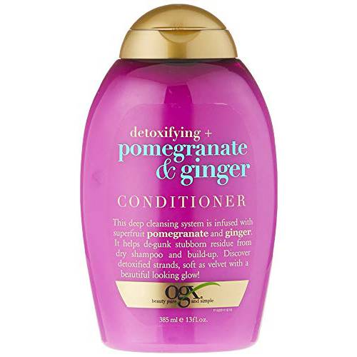 OGX Detoxifying + Ginger Conditioner, Pomegranate, 13 Fl Oz