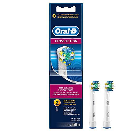 Oral B EB25-2 Floss Action Brush Heads 2 Pack