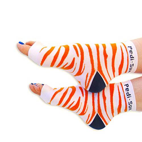 Original Pedi-Sox brand Toeless Socks for Pedicures : Ultra : Auburn Tiger