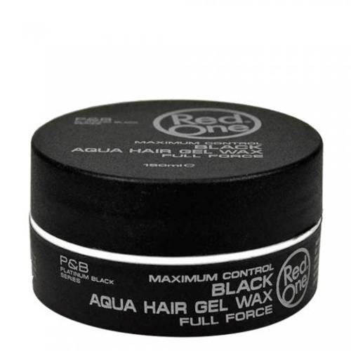 RedOne AQUA HAIR GEL WAX Full Force Black -5 ounces /150 ml