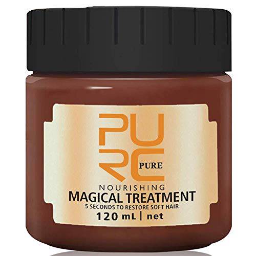 Hydrating Argan Oil Hair treatment Mask -Hair Magical Hair 5 Seconds Repairs Damage Hair Root Hair Tonic keratin repair hair mask & Scalp Treatment 120ml