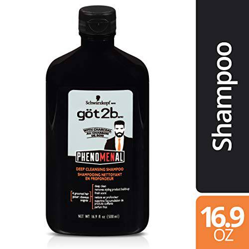 Got2b Phenomenal Deep Cleansing Shampoo With Charcoal, 16.9 Ounce