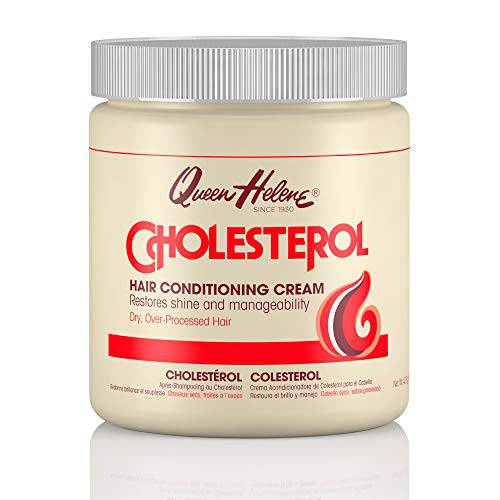 Queen Helene Cholesterol Hair Conditioning Cream, 15 Oz (Pack of 6) (Packaging May Vary)