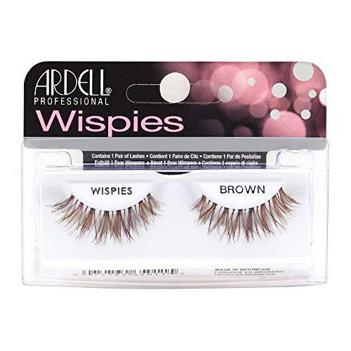 Ardell False Eyelashes Wispies Brown, 4 pairs