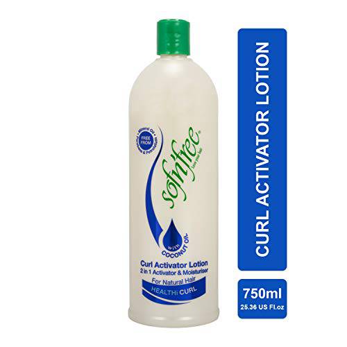 Sofn’Free Moisturizer & Curl Activator for Natural Hair, Soft Curls, and Waves 25.36 fl oz / 750ml