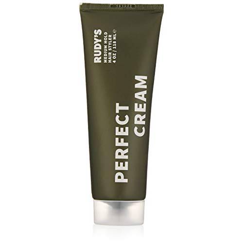 RUDY’S Perfect Cream | Flexible, Medium Hold Hair Styler - Sulfate and Paraben Free - All Hair Types for Men & Women (1 oz)