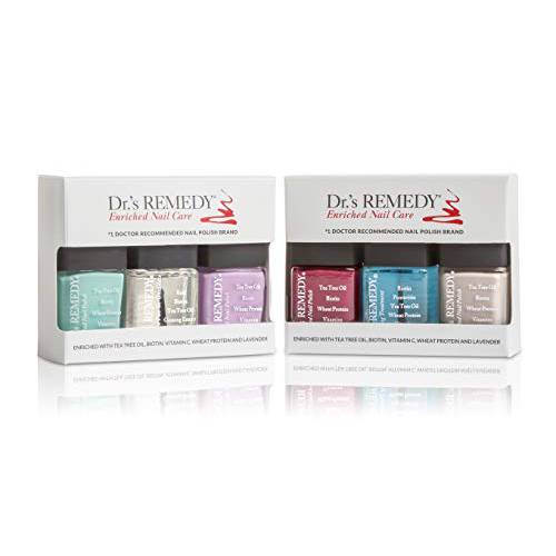 Dr.’s Remedy Enriched Nail Polish Kit SATISFYING STOCK-UP Collection Set of 6