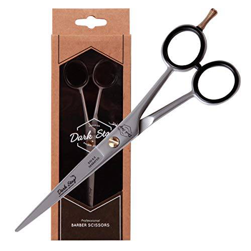 Dark Stag DS1 Serrated Edge Barber Scissor for Professional Hairdressers Barbers Stainless Steel Hair Cutting Shears. For Salon Barbers. - 6.5 Inch