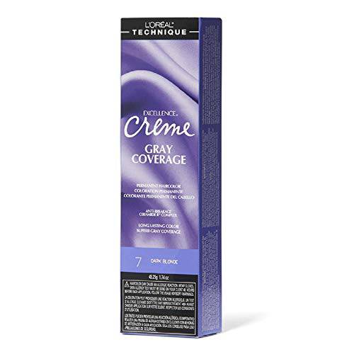 L’oreal Excellence Creme Permanent Hair Color, Dark Blonde No.7, 1.74 Ounce