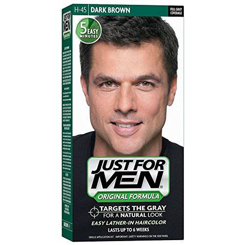 Just for Men Just for Men Original Formula Men’s Hair Color, Dark Brown (pack Of 3), 3 Count