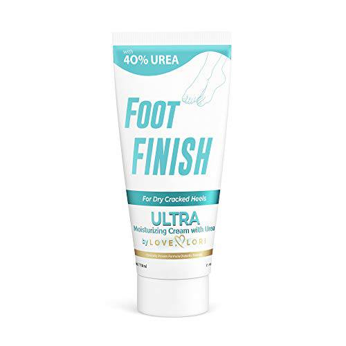 LOVE, LORI Urea Cream 40 Percent for Feet 4 oz Foot Cream For Dry Cracked Feet - Callus Remover & Foot Repair Treatment - Moisturizes Heels, Hands, Knees & Elbows - For Thick, Rough & Dry Skin