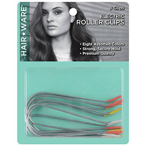 SPILO Hair Wave Electric Roller Clips HW076 - 8ct - Pack of 3