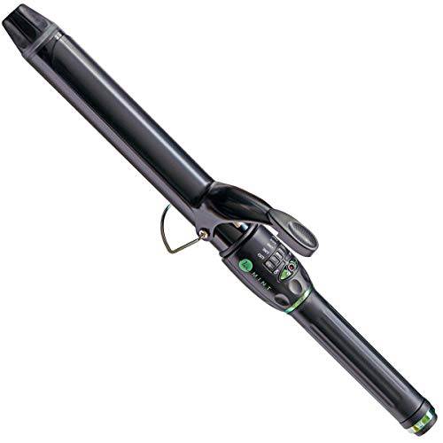 MINT Professional Extra Long Curling Iron 1 1/4 inch | 2-Heater Ceramic Barrel That Stays Hot. 1.25 Inch Hair Curler / Curl Maker for Medium to Large Curls. Travel-Ready Dual Voltage.