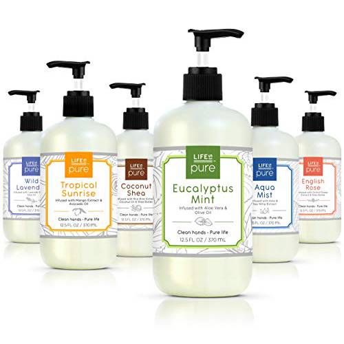 Life Is Pure, 6 Fresh & Soothing Scents, Variety Pack, Liquid Hand Soap, 12.5 fl oz