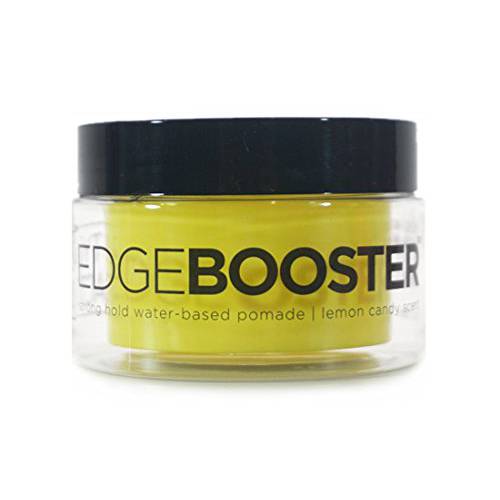 Style Factor Edge Booster Strong Hold Water-Based Pomade 3.38oz - Lemon Candy Scent