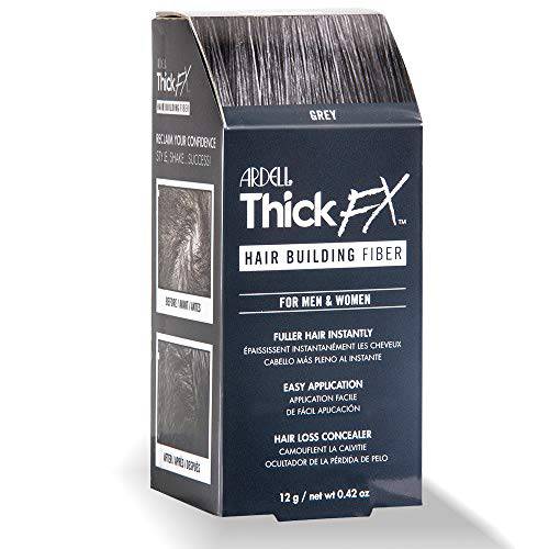 Ardell Thick FX Grey Hair Building Fiber for Fuller Hair Instantly, 0.42 oz