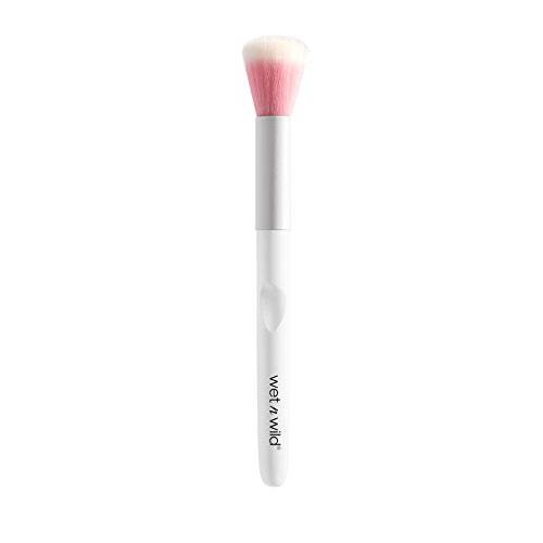 wet n wild Makeup Brush| Small Stipple Brush| For Natural Airbrushed Look| For Liquid| Cream| Powder Makeup